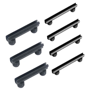GQK GW8201 9mm Grille deux-en-un L5, pièce de connexion invisible en plastique, durable, robuste, installation facile pour armoire, étagère, tiroir - Product Image 1