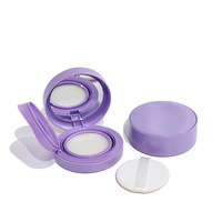 Vente en gros Boîte en plastique pour cosmétiques Boîte à coussin d'air liquide pour fond de teint Conteneur de crème 13gCC avec miroir