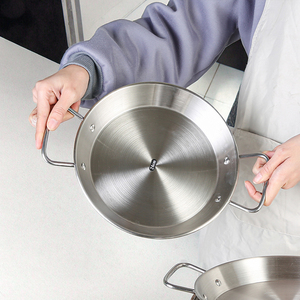 Happycooking Cuiseur à <span class=keywords><strong>induction</strong></span> en acier inoxydable de style moderne Cuiseur à vapeur de boulettes de conception coréenne <span class=keywords><strong>pour</strong></span> faire frire des poêles à <span class=keywords><strong>paella</strong></span> <span class=keywords><strong>pour</strong></span> une utilisation en cuisine - Product Image 1
