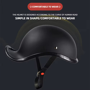 Nuevo Casco Abatible Unisex de ABS con Certificación DOT para Motocicleta, Estilo Gorra de Béisbol, Corona Príncipe, Retro <span class=keywords><strong>Cafe</strong></span> Racer, Accesorios para Moto, Beige - Product Image 4