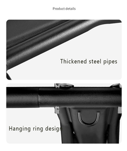 Barra multifunzione in acciaio a immersione per palestra o barra di traino per allenamento della parte superiore del corpo portatile da esterno - Product Image 6