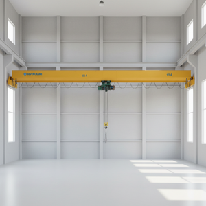 Various Mechanical Equipment Ce European 3-15 Ton Movable Single Girder Overhead Bridge Crane with Motor & Gear <b>Hoist</b> - Product Image 2