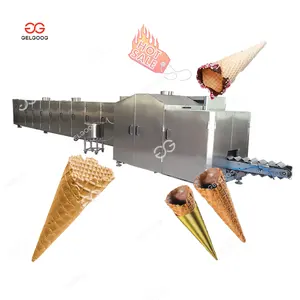 Sugar Cone Machine Maker Waffle Cone Ice Cresn Machine Making Ice Cream Cone Full Automatic Machine Line