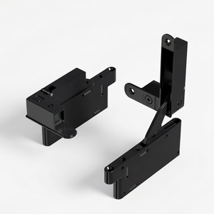 Muebles Modernos de Aluminio con Puertas de Vidrio de Piso a Techo, Bisagras Invisibles con Amortiguación, Gabinetes para Almacenamiento de Vino, Cocina, Hogar, Oficina, Hotel - Product Image 1