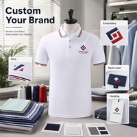 Chemise pour homme en coton de qualité supérieure, respirante, à col contrasté, avec logo personnalisé imprimé, couleur unie, style décontracté, vente en gros OEM