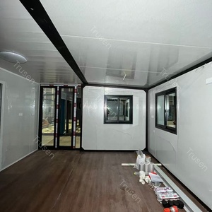 Maison conteneur préfabriquée de luxe écologique, entièrement installée, 20FT 40FT, 2 chambres, 1 salle de bain, fondation à vis, avec véranda, <span class=keywords><strong>en</strong></span> provenance de Chine - Product Image 5