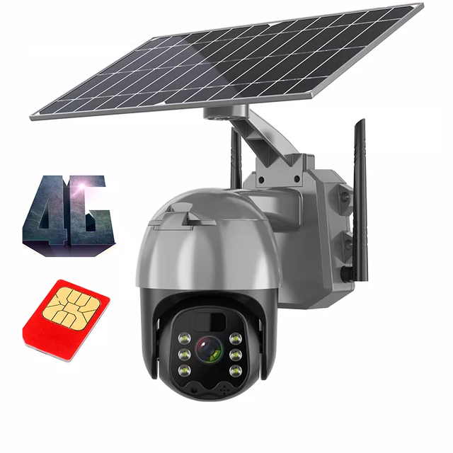 4G LTE FDD GSM Solar Battery Wireless Camera Smart HD 3MP PTZ Camera Outdoor Waterproof CCTV Surveillance Wifi IP Monitor Camera