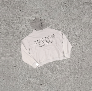 Sudadera con capucha de lavado ácido Fabricante de ropa para hombre Moda de invierno Impresión de peso pesado personalizada Cremallera 3D de gran tamaño Cremallera bordada - Product Image 1