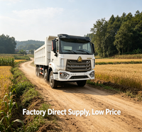 Truk Tipper SINO HOWO NX 8X4 12 Roda Sasis Modular Perawatan Mudah Truk Bongkar Muat Otomatis untuk Tambang