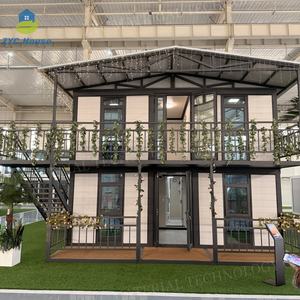 טרומי 20 רגל 30ft 40ft כנף כפול מתקפל בקתת עץ מיני 2 חדר שינה בית מכולה להרחבה - Product Image 2