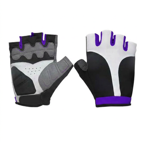 Guantes de Gimnasio de Medio Dedo, Material PU, Unisex, para Deporte, Fitness, Ejercicio, Todas las Temporadas, Blanco, Negro, Gris - Product Image 6