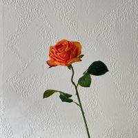 Herbstliche Orange-Tonige Künstliche Blumenarrangements für Hochzeiten Hotels Außenaufnahmen Hochwertige Seidenrosen & Lilien