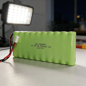 Pack de batteries rechargeables Ni-MH <span class=keywords><strong>AA</strong></span> 12V 2000mAh pour éclairage d'urgence et alimentation de secours - Product Image 2