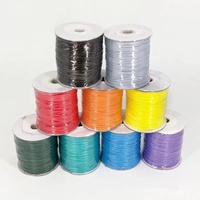 Usine Spot personnalisé 0.5mm-5mm cire coton corde étiquette corde coréenne cire corde