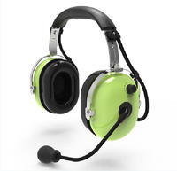 Casque intelligent d'aviation à réduction de bruit 25 dB, connectivité sans fil full duplex longue portée, batterie Li-ion remplaçable de 12 à 18 heures