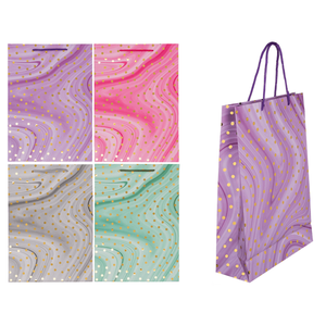 Bolsa de papel, puntos dorados, - Product Image 1