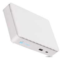 Catu Daya Mini UPS Baterai Lithium 35W DC5V/9V/12V POE 15V/24V 10400/15600mAh untuk Router WiFi Kamera CCTV