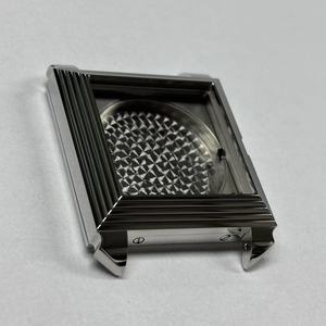 Vỏ đồng hồ vuông bằng thép không gỉ 35mm 316L, chống nước 5 ATM, kính khoáng, tương thích với máy SW360 - Product Image 3