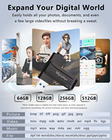 Nouvelle clé USB 2.0/3.1, plusieurs capacités disponibles, conception sans blocage de port avec trou de clé, garantie de 2 ans