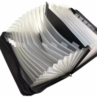 Sac fourre-tout portable pour documents, ignifuge et écologique, avec fermeture éclair, style suspendu, pour affaires, dossier accordéon extensible