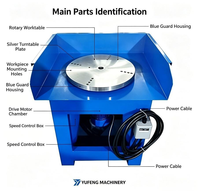 Ventilschleifmaschine mit Drehtisch für Industrielle Ventilreparatur und Dichtungsoberflächenbearbeitung