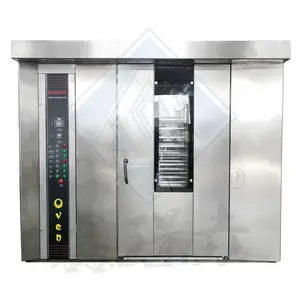 gas electric rotary oven gas baking machine 16 trays rotary oven