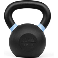 Ensemble de kettlebells de compétition en fonte de fer avec revêtement en poudre antidérapant, logo personnalisé OEM Winxiang Fitness Training, couleur au choix
