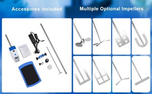 Ikeme 20L 40L 60L LED kỹ thuật số điện KHUẤY TRỘN trên không trộn sơn dầu gội phòng thí nghiệm mỹ phẩm trên không khuấy - Product Image 6