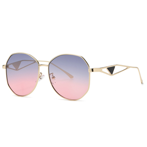 <span class=keywords><strong>Lunettes</strong></span> <span class=keywords><strong>de</strong></span> <span class=keywords><strong>soleil</strong></span> <span class=keywords><strong>tendance</strong></span> pour femmes en métal, nouvelle collection <span class=keywords><strong>2023</strong></span>, design <span class=keywords><strong>de</strong></span> marque, rondes, surdimensionnées - Product Image 5