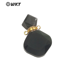 WT-P1723 Best Fashion Mystery intagliato a mano ciondolo in ossidiana nera naturale pietra preziosa allentata calda per regalo e festa così meravigliosa - Product Image 4