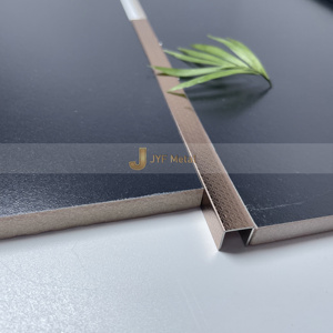 Stainless Steel 304 Polished U Shape <b>Tile</b> Trim Waterproof Modern Design JYFMETAL 5-Year Warranty for Apartment Floor Edges - Product Image 5