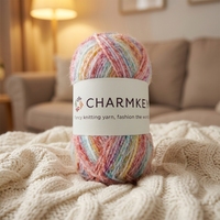 Hand-Knitted Colorful Women's Scarf Yarn Ball 50g DIY Knitting Doll Knitting Acrylic Nylon Wool Yarn for HandCraft