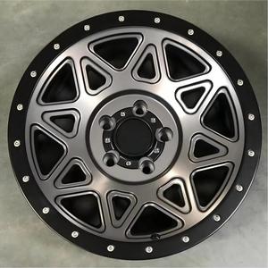 Jantes de voiture de tourisme Flow Forming 4X4 tout-terrain 17X9J 18X9J PCD 6X139.7 5X127 noires à disque profond, adaptées aux <span class=keywords><strong>Jeep</strong></span> ZM-14 - Product Image 4