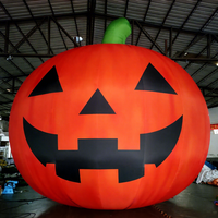 Ballon publicitaire gonflable en forme de citrouille, jouet géant gonflable pour la décoration extérieure d'Halloween