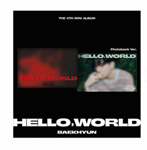 BAEKHYUN Hello World มินิอัลบั้มชุดที่ 4 โฟโต้บุ๊คเวอร์ชั่นแท้ อัลบั้มเคป๊อปสินค้าขายดีสุดฮิต สินค้าไอดอลสุดพิเศษ พร้อมซีดีและโฟโต้การ์ด - Product Image 2