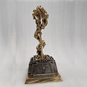 جوائز تذكارية برونزية مخصصة ، حرف رياضية معدنية ، جائزة نحاسية مصبوبة للأبطال - Product Image 3