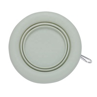 Bol pour animaux de compagnie pliable personnalisable, antidérapant, à large bord, en silicone de qualité alimentaire, design pliable, bol pour animaux de compagnie pour petits animaux