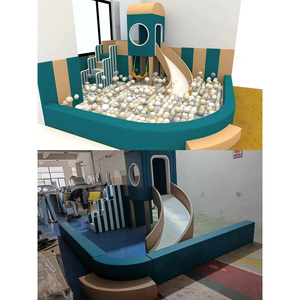 Customized <b>Indoor</b> Playground Set for Kids Small Soft Play with <b>Slides</b> and Swings - Product Image 4