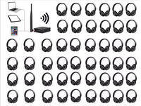 2025 RF Silent Party FM Disco UHF Segment FM Carré Réseau Extérieur Enseignement Danse Fête Activité Casque Sans Fil