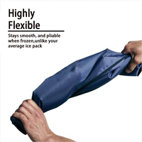 Compresse chaude/froide réutilisable en nylon taffetas avec logo personnalisé OEM pour le cou et les épaules (tension musculaire)