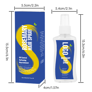 Marque privée FATAZEN Vente en gros Logo personnalisé <span class=keywords><strong>Anti</strong></span>-<span class=keywords><strong>fourche</strong></span> Huile de contrôle naturelle <span class=keywords><strong>Produit</strong></span> de soin des cheveux hydratant Spray capillaire au romarin - Product Image 6