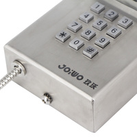 Téléphone de communication scolaire anti-vandalisme avec combiné, pour usage sur campus, avec fonction d'alerte d'appel entrant