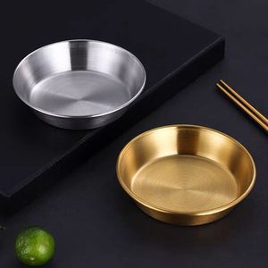 304 Stainless Steel Sauce Dish Small Condiment Cup Gold Silver Round Bowl For Korean Style Food Serving - Product Image 3
