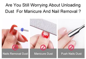 2022 Nieuwe Collectie Top Kwaliteit Nail Salon 80W Collector Fan Stofzuiger Manicure Machine Schoonmaken Acryl Nail Dust Collector