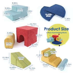 Bloques de Espuma Suave para Escalar para Niños Pequeños, Juego de Gimnasio Colorido para Uso en Interiores con Rampa y Escalones, Venta al Por Mayor de Fábrica - Product Image 4