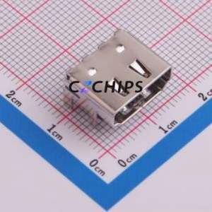 HDMR-19-01-S-SM HDMI <b>Connector</b> SMD <b>Connector</b> ( <b>Connector</b> Type: HDMI-A )( Gender: Female )( Total Number of PINs: 19P ) - Product Image 1