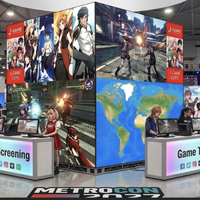 Stand modulaire 30x30 pour salon professionnel avec affichage LED SEG et mur vidéo LED personnalisé pour METROCON 2027
