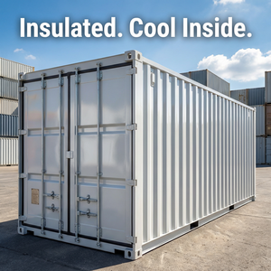 Water Based Heat Reflective Insulation <b>Paint</b> Odorless Anti Condensation <b>Coating</b> For Shipping Container Inner Wall - Product Image 3