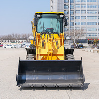 Machinerie de construction, mini pelle rétrocaveuse de 2,5 tonnes, chargeuse rétrocaveuse 4x4 avec prix