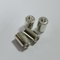 Entretoise métallique SMTSO-M2.5 en laiton, cuivre, acier, étamé, pour montage en surface sur PCB, écrou d'entretoise SMT